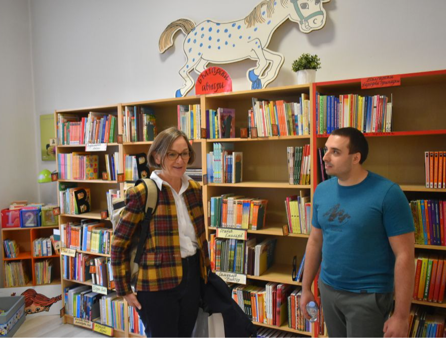 Вицепрезидентът на EBLIDA Хела Клаусер посети Столична библиотека